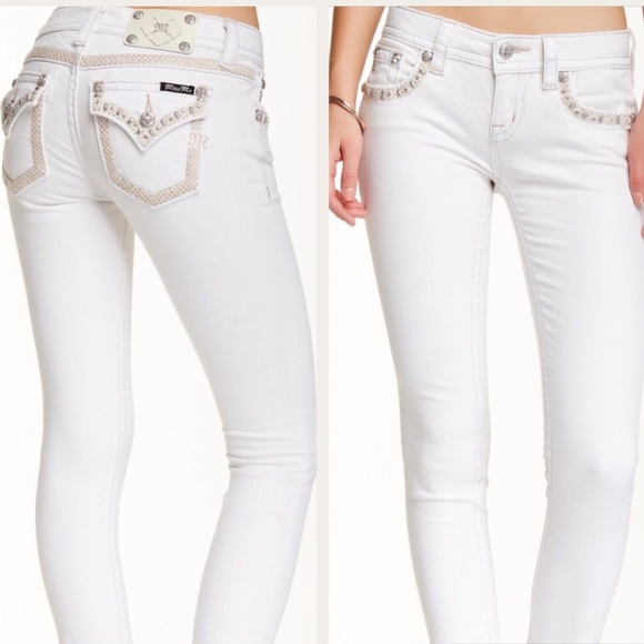 miss me white skinny jeans